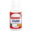 Korekčný lak, s rozpúšťadlom, 20 ml, KORES Fluid