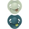 LOVI Cumlík silikónový dynamický Prime 6-18m 2ks Pistachio/Green 34-414
