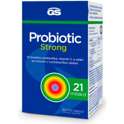 GS Probiotic Strong 60 + 20 kapsúl