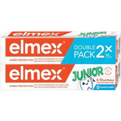 Elmex Junior Duopack 2 x 75 ml výhodné balenie 2 x 75 ml