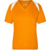 James&Nicholson Dámske funkčné tričko JN396 Orange L