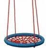 WOODY Hojdací kruh červeno-modrý (priemer 85 cm)