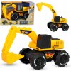 Bager hračka nakladač kolesový mini svieti hrá stavebné auto 15,5 cm