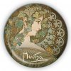 Kovový otvárač Alfons Mucha - Ivy, ø 5,8 cm