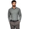 Pánska košeľa klasického strihu khaki pohodlná regular fit Ombre V4 K694 veľkosť S