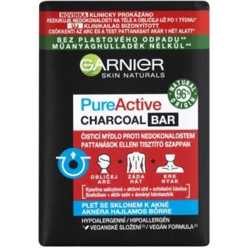 Garnier Pure Active Charcoal Bar čistiace mydlo 100 g