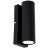 Luminex | Nástenné svietidlo WALL 1xGU10/8W/230V čierna | LU3122