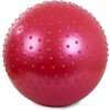 RUBEN Rehabilitačná lopta GYM BALL s výstupkami Ø 65 cm + pumpa, FARBA Červená
