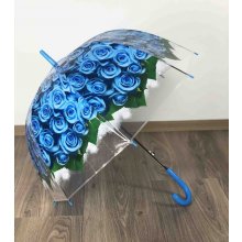 Dáždnik modré ruže