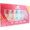 Coty Adidas dárková sada dámská Get Ready! 30 ml + Fruity Rhythm 30 ml + Pure Lightness + Natural Vitality 30 ml
