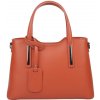 NovaKabelka.sk Isidora Arancia Piccola kožená talianska kabelka oranžová