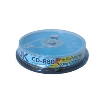 TDK CD-R 700MB 52x, 10ks