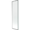 MEXEN/S - Next L vaňová zástena FIX 50 x 150 cm, čierna vzor, chróm 895-050-000-03-70-01