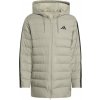 Pánska bunda adidas, ESSENTIALS 3-STRIPES LD HD PA béžová,svetlo zelená,čierna, XXL