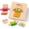 Bigjigs oblékací puzzle v krabičke Pani Medvedica