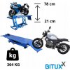 Hydraulický nožnicový zdvihák na motocykel s nožnou pumpou 364 kg
