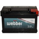 WEBBER 12V 74 Ah 680A WA0740