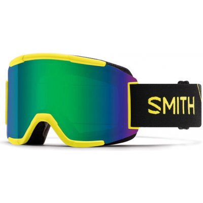 lyžiarske okuliare SMITH Squad + Citron Glow/Green Sol-X Mirror