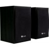 C-TECH Repro SPK-09, 2.0, dřevěné, černé, USB SPK-09BK C-Tech