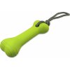 Dog Fantasy EVA Foam kosť s lanom plastová a plávajúca zelená 21 cm