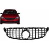 KITT Front Grille suitable for Mercedes C-Class C63 W205 Sedan S205 T-Modell A205 Cabriolet C205 Coupe (03.2018-2020) with camera All Black