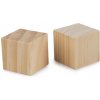 Drevená kocka - polotovar na dotvorenie 3x3 cm prírodné 10ks
