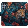 Flipové puzdro iSaprio - Flower Jaguar 02 - Samsung Galaxy A25 5G