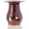 Natur Aroma lampa keramika Lotos bordová