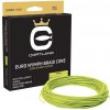 Cortland Muškárska šnúra Euro Nymph Braid Core .022 Fresh Level Sage Green/Chartreuse 90 ft