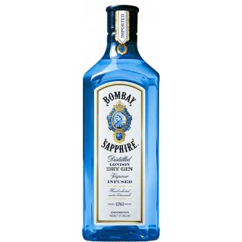 Bombay Sapphire London Dry Gin 40% 0,7 l (čistá fľaša)