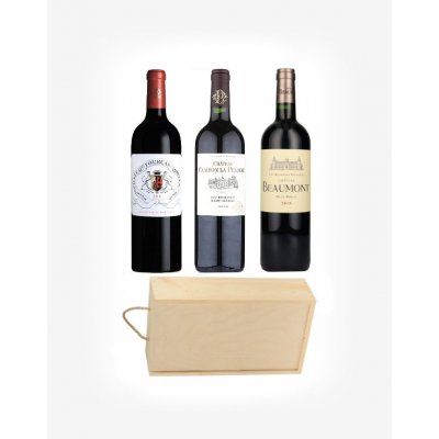 Vino.sk Tradičné Bordeaux v drevenom boxe 3fl. 3 x 0,75 l od 84 € -  Heureka.sk