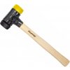 Palička Safety 325 mm Wiha typ 832-35, hickory rukoväť (hlava čierna/žltá: stredne mäkká/stredne tvrdá) (WIHA26435)
