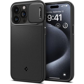 SPIGEN OPTIK ARMOR MAG MAGSAFE iPhone 15 Pro čierne