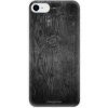 Odolné silikónové puzdro iSaprio - Black Wood 13 - iPhone SE 2020