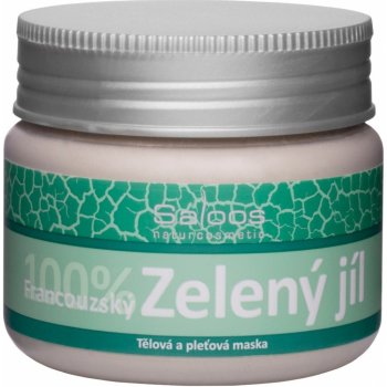 Saloos Green Clay telová a pleťová maska 100% French 80 g