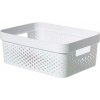 Kôš Curver® INFINITY RECYCLED 11L, biely, 36x14x27 cm