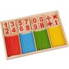 Kruzzel Drevené paličky na učenie počítania 22447