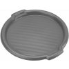 DOMOTTI Plastová tácka okrúhla Clever sivá 35,5 cm