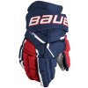 Bauer Rukavice Bauer Supreme Mach S23 SR, Senior, tmavo modrá-červená-biela, 15