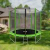 Aga SPORT TOP Trampolína 250 cm Svetlo zelená + ochranná sieť + rebrík