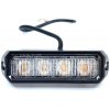 TruckLED LED CREE výstražné svetlo, 12W, 12-24V oranžové, IP67 [LW0025-ALR-1]