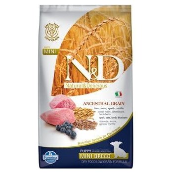 N&D dog LG Puppy MINI LAMB/BLUEBERRY 7 kg