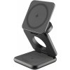 Prodigee Trio Foldable Magnetic 3-in-1 Charging Station - Space Gray