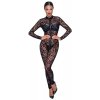 Noir Handmade Jumpsuit Delicate Tiger Design 2730561