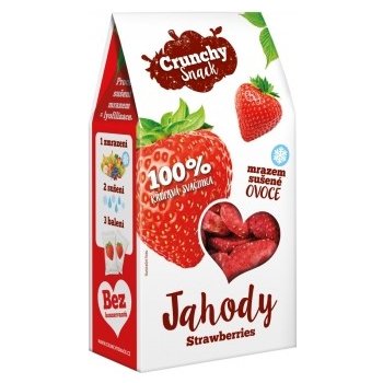 Crunchy snack Mrazom sušené jahody 20g