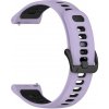 VSETKONAMOBIL 132387 SPORTY Vymeniteľný silikónový remienok Coros Pace 4 PURPLE-BLACK