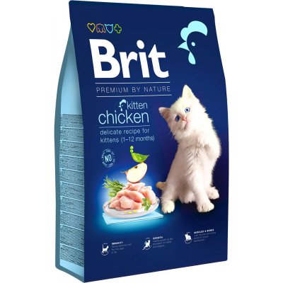 Brit Premium by Nature Cat Kitten kuracie 2 x 8 kg