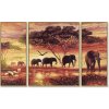 Afrika - slonia karavána (80 x 50 cm) (Maľovanie podľa čísel - Schipper)