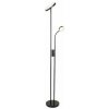 Rabalux 3240 LED stojacia lampa Ophus 1x18,5 W+4,5 W | 2110lm | 3000K - stmievateľné, čierna