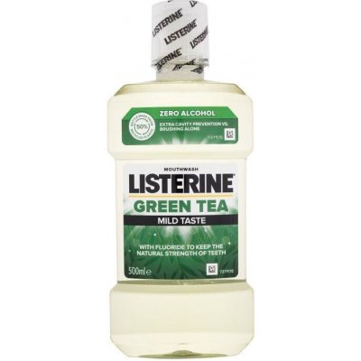 Listerine Green Tea Mild Taste Mouthwash (U) 500ml, Ústna voda